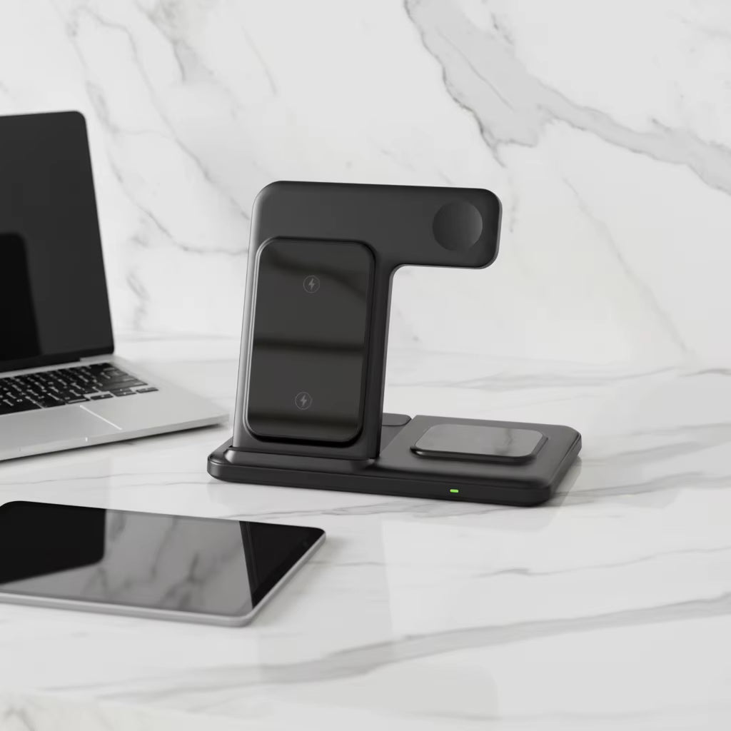 TriCharge 3-in-1 Wireless Charging Station