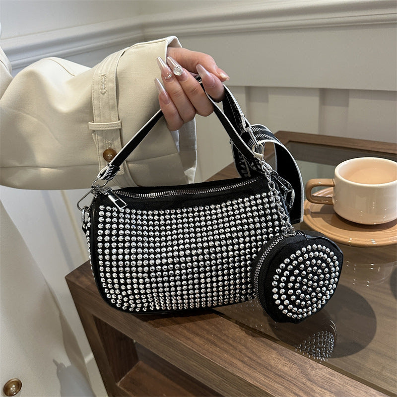 Rhinestone Shoulder Bag Set